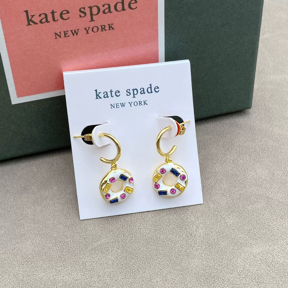 kate spade Donut Earrings Colorful Enamel